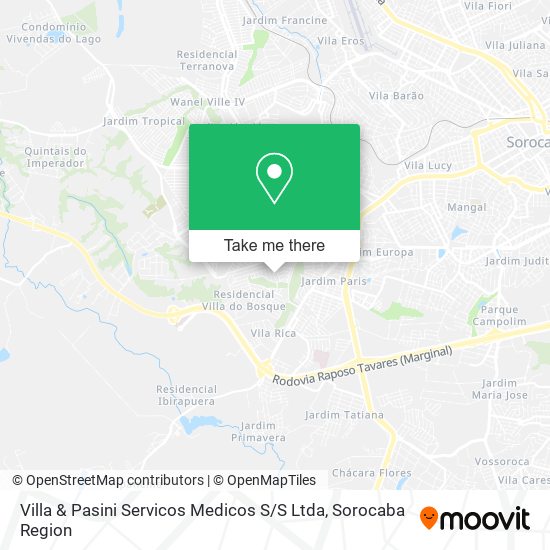 Villa & Pasini Servicos Medicos S / S Ltda map