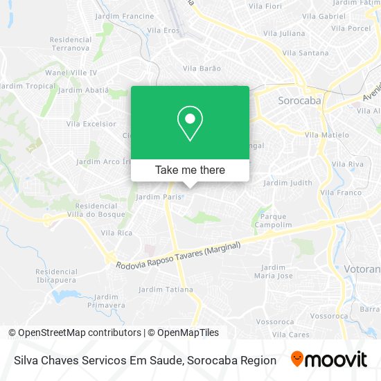 Silva Chaves Servicos Em Saude map