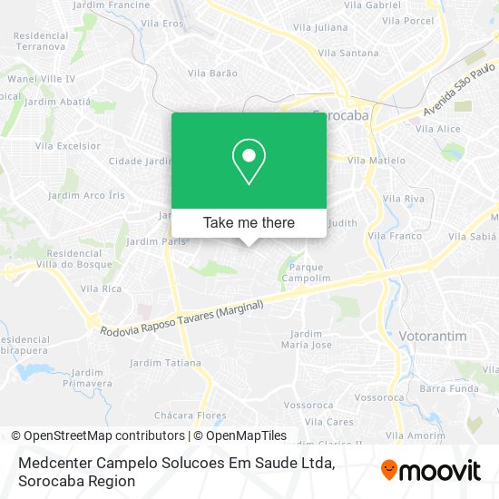 Medcenter Campelo Solucoes Em Saude Ltda map