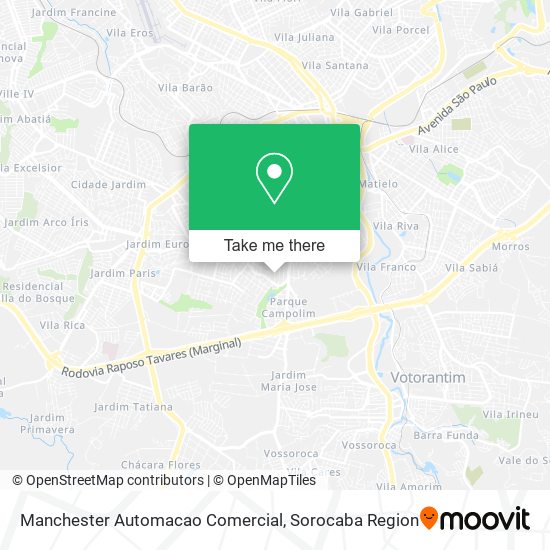 Mapa Manchester Automacao Comercial