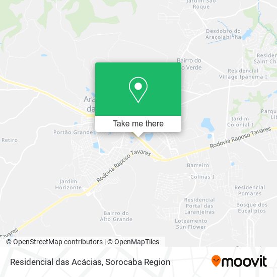 Residencial das Acácias map