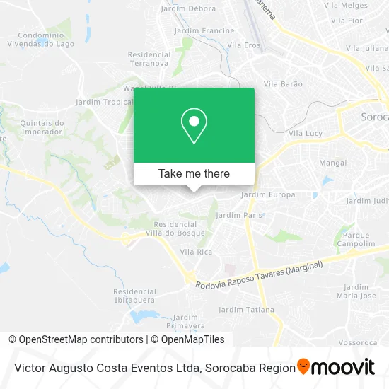 Victor Augusto Costa Eventos Ltda map