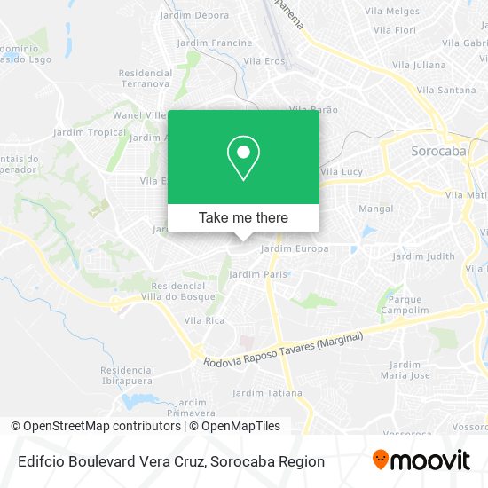 Edifcio Boulevard Vera Cruz map