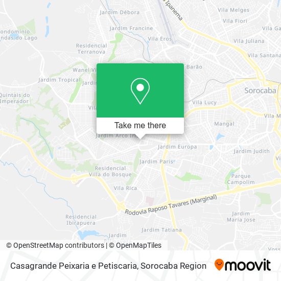 Casagrande Peixaria e Petiscaria map