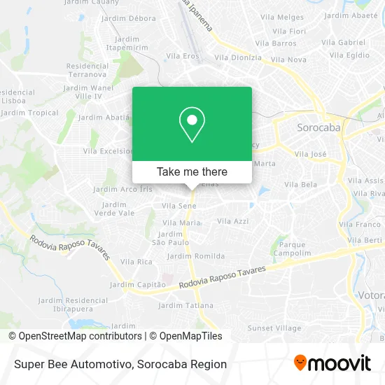 Super Bee Automotivo map