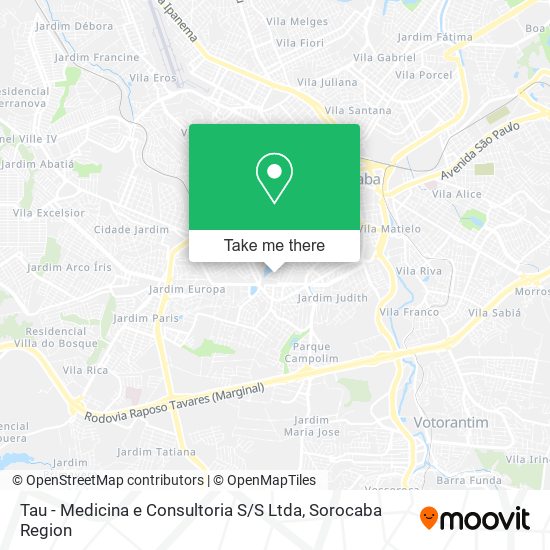 Tau - Medicina e Consultoria S / S Ltda map
