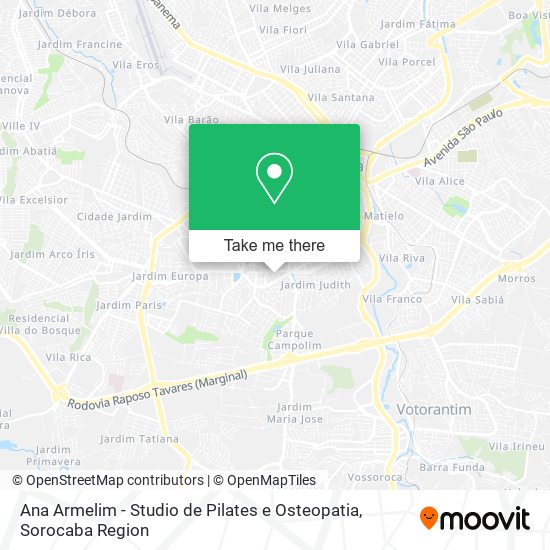 Ana Armelim - Studio de Pilates e Osteopatia map