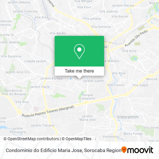 Mapa Condominio do Edificio Maria Jose