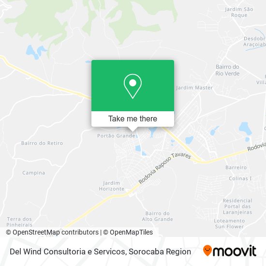 Del Wind Consultoria e Servicos map