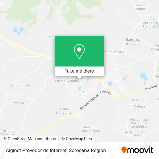 Alginet Provedor de Internet map