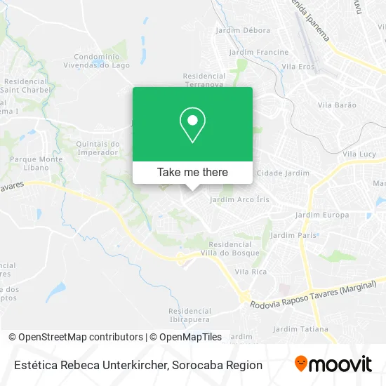 Estética Rebeca Unterkircher map