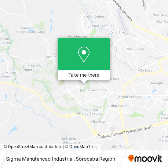 Sigma Manutencao Industrial map