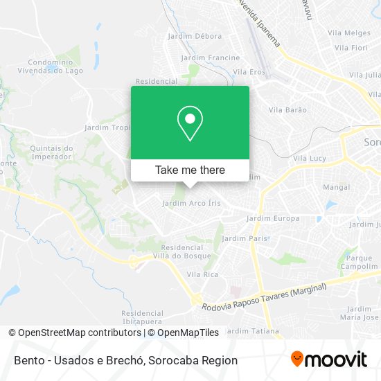 Bento - Usados e Brechó map