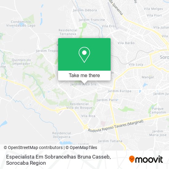 Especialista Em Sobrancelhas Bruna Casseb map