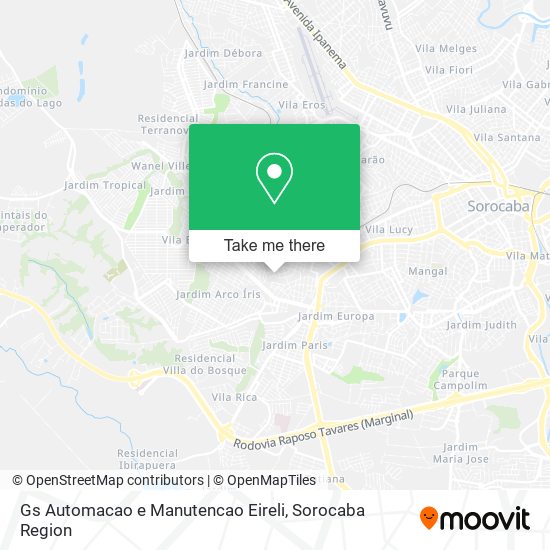 Gs Automacao e Manutencao Eireli map