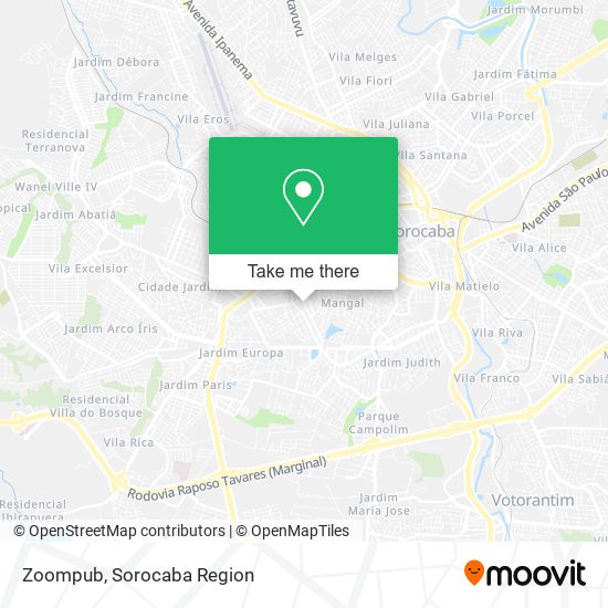 Zoompub map
