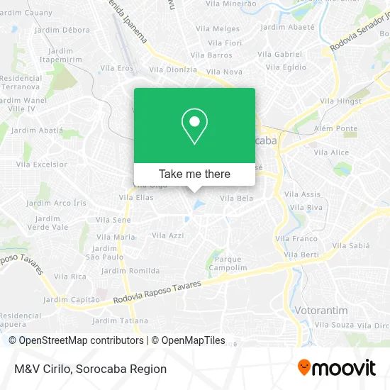 M&V Cirilo map