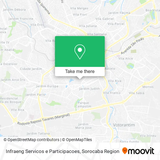 Infraeng Servicos e Participacoes map