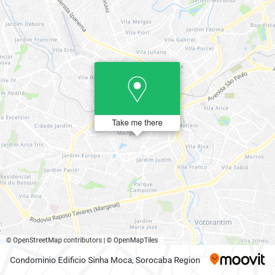 Mapa Condominio Edificio Sinha Moca