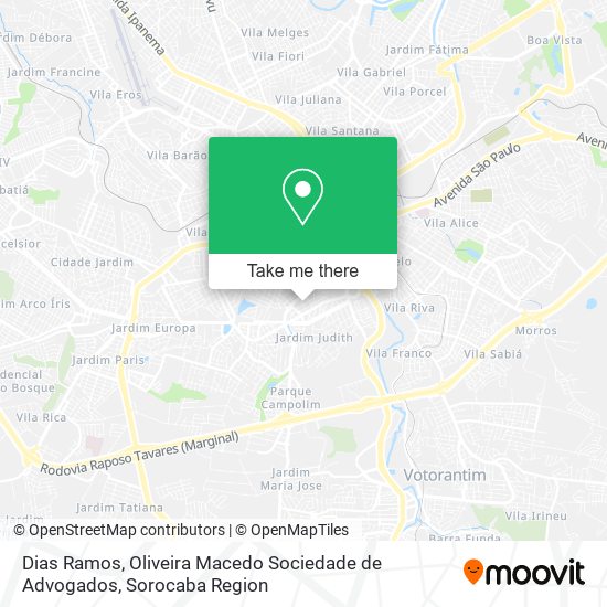 Dias Ramos, Oliveira Macedo Sociedade de Advogados map