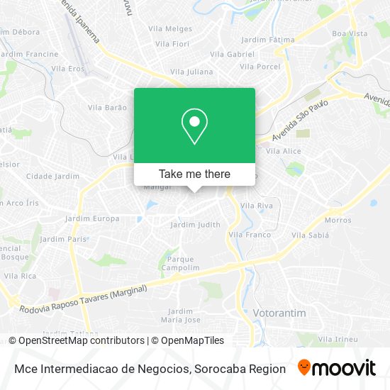 Mce Intermediacao de Negocios map