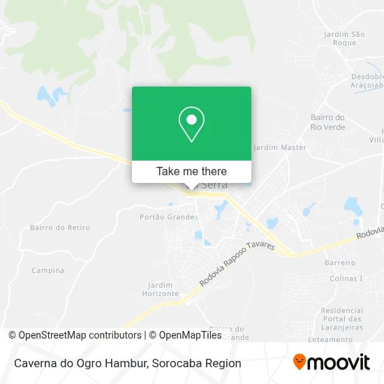Caverna do Ogro Hambur map