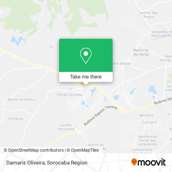 Damaris Oliveira map