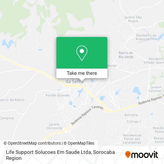 Life Support Solucoes Em Saude Ltda map