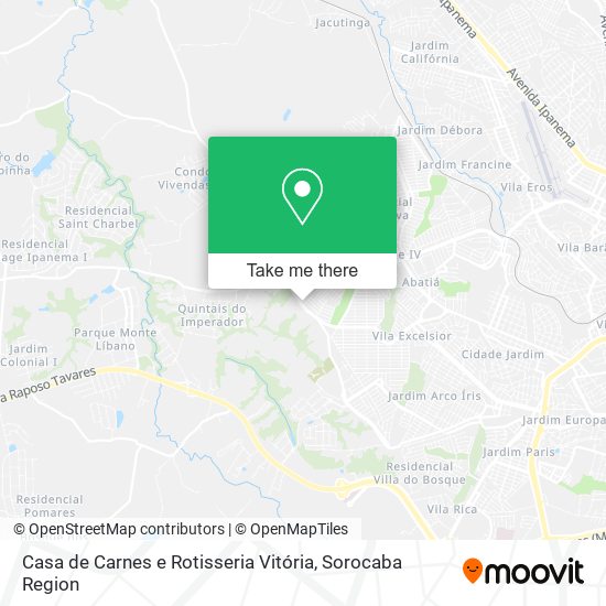 Casa de Carnes e Rotisseria Vitória map