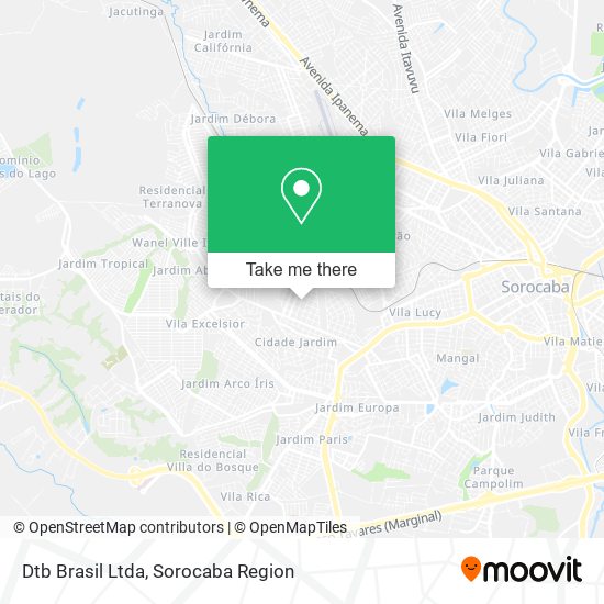 Dtb Brasil Ltda map