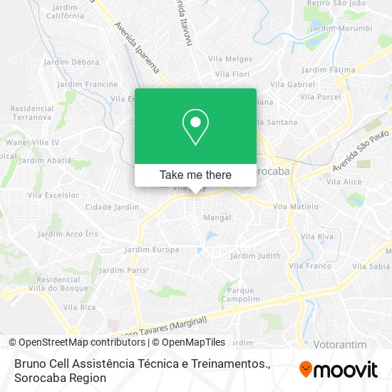 Bruno Cell Assistência Técnica e Treinamentos. map