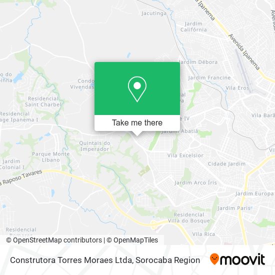 Construtora Torres Moraes Ltda map