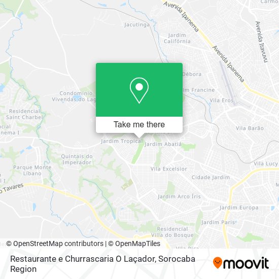 Restaurante e Churrascaria O Laçador map