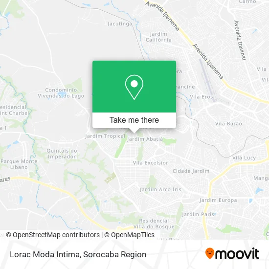 Lorac Moda Intima map