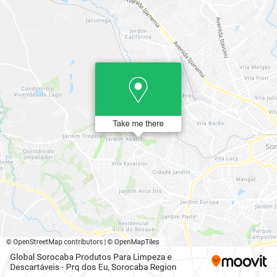 Mapa Global Sorocaba Produtos Para Limpeza e Descartáveis - Prq dos Eu