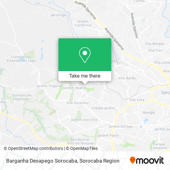 Barganha Desapego Sorocaba map