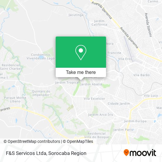 F&S Servicos Ltda map