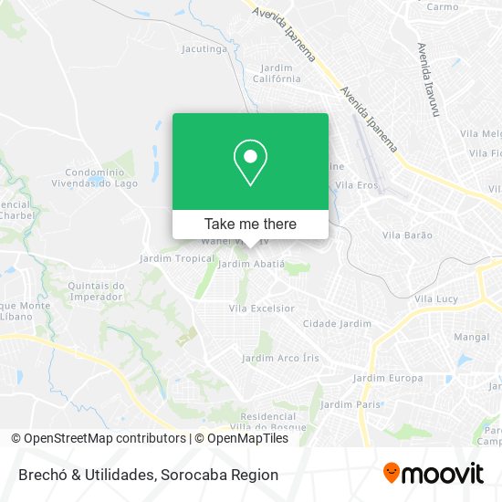 Brechó & Utilidades map