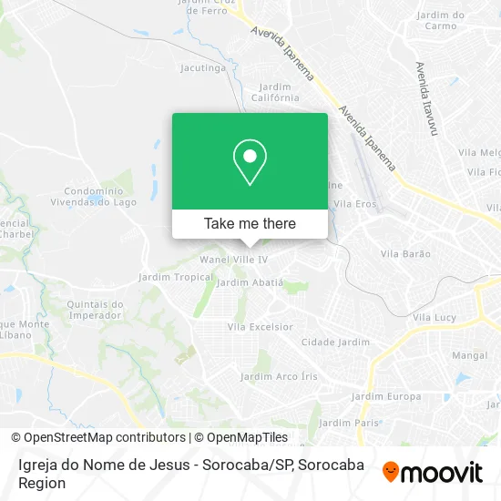 Igreja do Nome de Jesus - Sorocaba / SP map