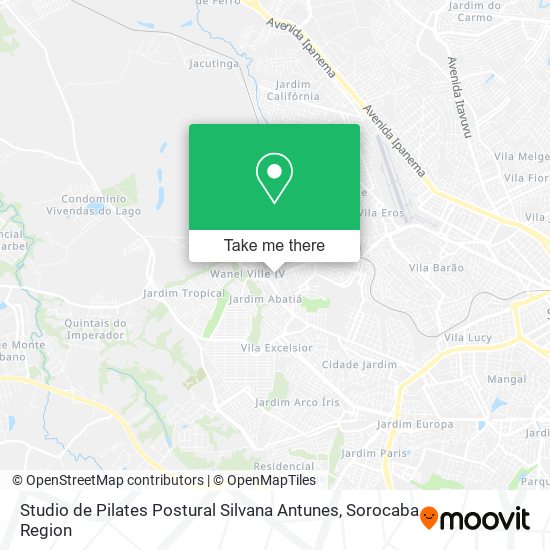 Studio de Pilates Postural Silvana Antunes map