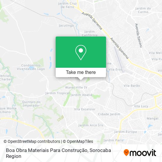 Mapa Boa Obra Materiais Para Construção