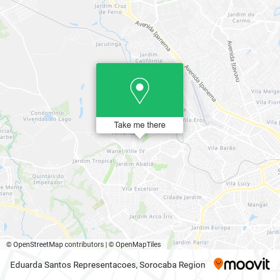 Eduarda Santos Representacoes map