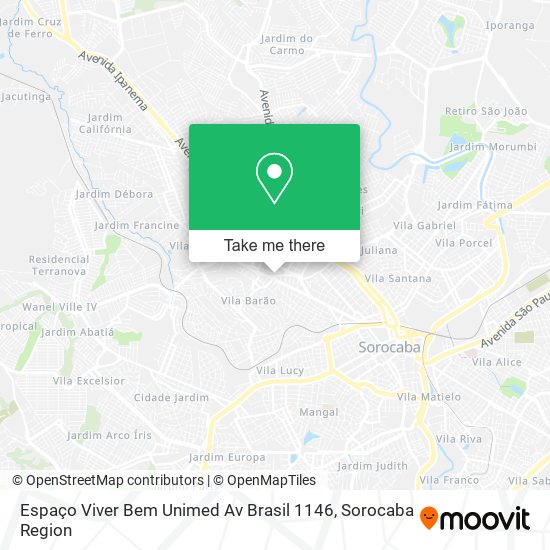 Espaço Viver Bem Unimed Av Brasil 1146 map