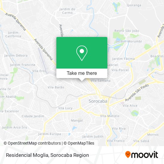 Residencial Moglia map