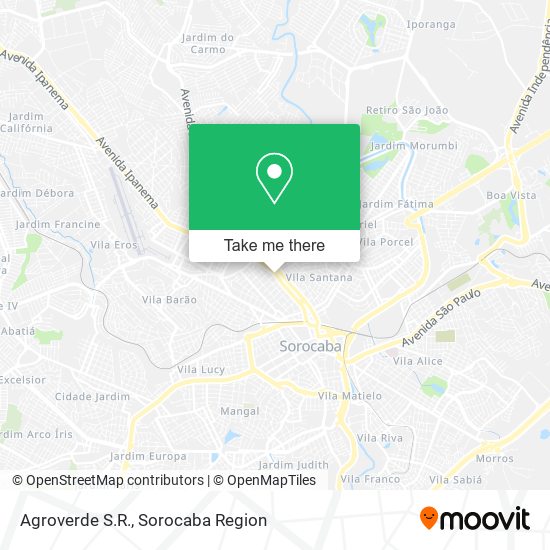 Agroverde S.R. map