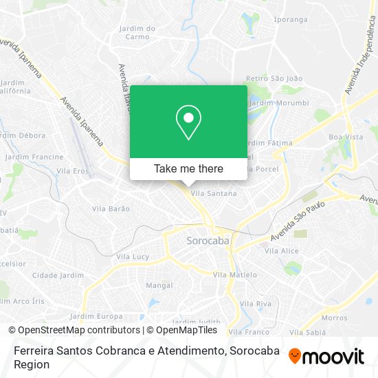 Ferreira Santos Cobranca e Atendimento map