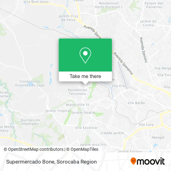 Supermercado Bone map