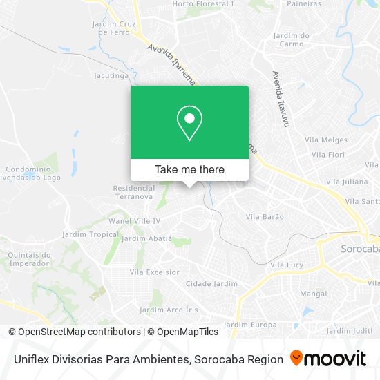 Uniflex Divisorias Para Ambientes map