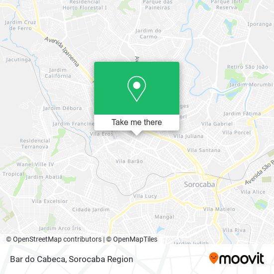 Bar do Cabeca map