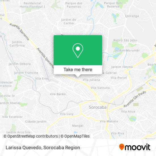 Larissa Quevedo map